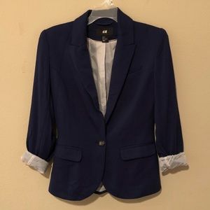 H&M Navy Blue Blazer